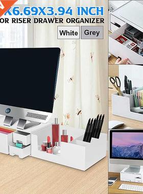 Multi-function Desktop Monitor Stand Computer Screen Riser W