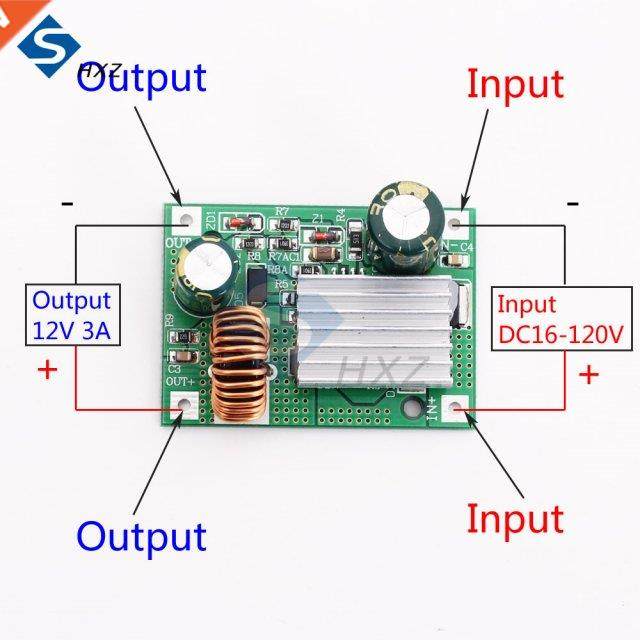 Step Down Module Power SupplyDC 9V-90V 9V-120V 16V-120V to 5
