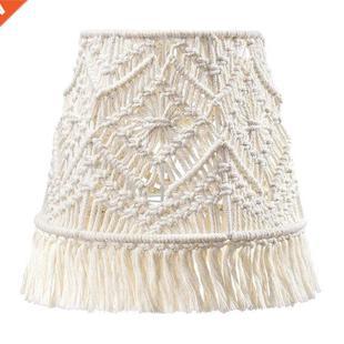 Shade Lamp Handmade Woven Cover Bohemian Floor Macrame