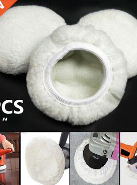 5pcs Polishing Bonnet Buffer Pads Set Soft Wool For 5-6 Car