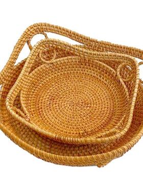 Handmade Basket Non Toxic Sharpless Rattan Durable Strong An