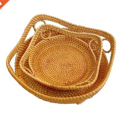 Handmade Basket Non Toxic Sharpless Rattan Durable Strong An