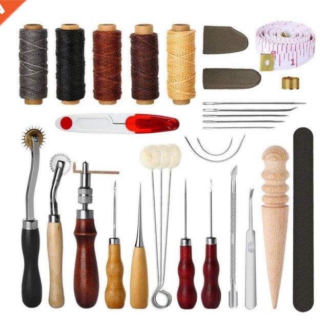 Dreamburgh 31 Pcs  Leather Craft Tools Hand Stitching Too