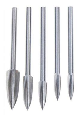 5PCS Wood Carvng and Engravng Drll Accessores Bt Unver