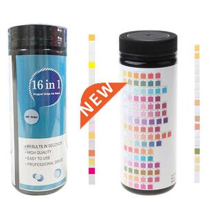100 Pcs Water Test Strips 16-in-1 Aquarium Water Quality Tes