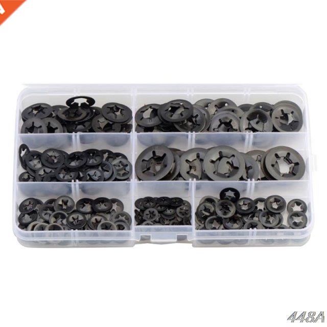 260PCS/Set Metal Starlock Push-on Locking Washer Fastener St