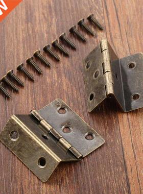 2Pcs 44*45*22mm Triple Fold Door Hinges Furniture Hardware f