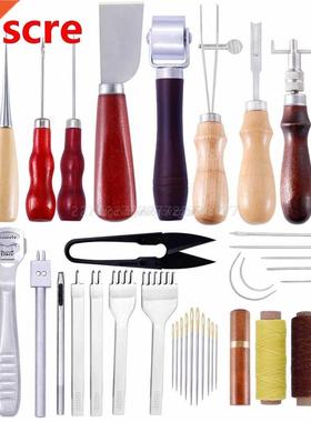 Professional Handmade Sewing Leather Craft Tools Kit Punch S