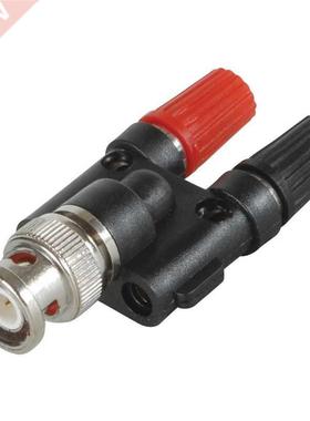 50 ohm Impedance BNC Male To Dual Banana Jack Binding Posts