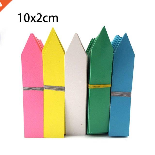 100Pcs Garden Plant Labels Plastic Plant Tags Nursery Marker