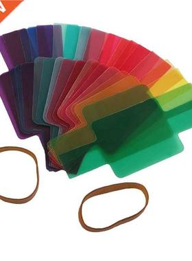 Universal Flash Speedlite Color Gel Filter Kit Lighting Diff
