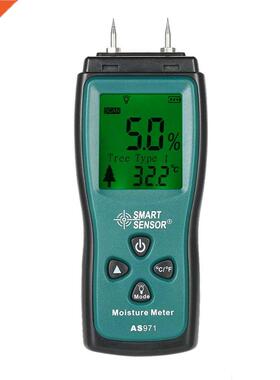 SMART SENSOR AS971 Handheld Mini Wood Moisture Meter Digital