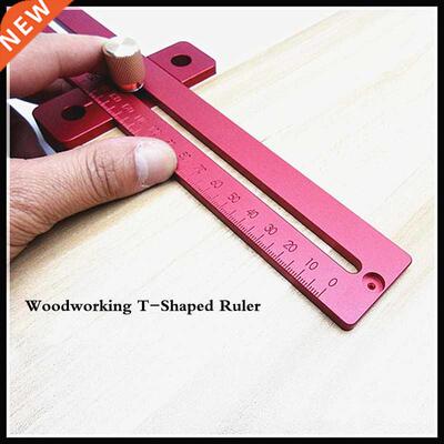 Aluinu Alloy Ruler Woodworking T-Shaped Cave Ruler easuri