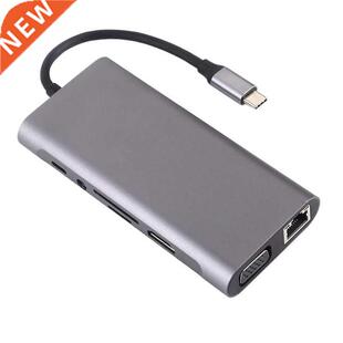 USB HUB Docking Station Type C Adapter USB 3.0 4K HDMI-compa