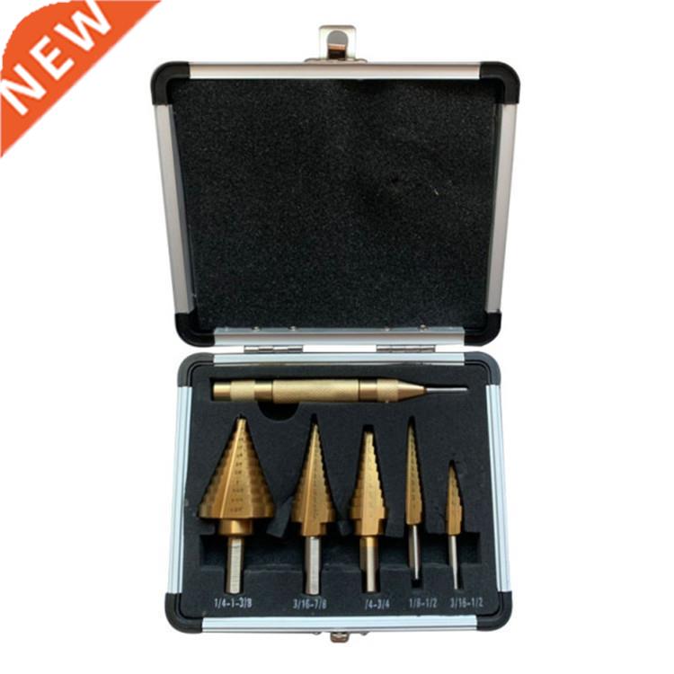 6Pc Aluminum ox Inch Step Drill High Speed Steel Multi-Func