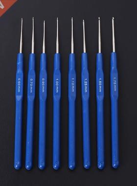 8pcs Metal Knitting Needles Crochet Hooks Kits With Ergonomi