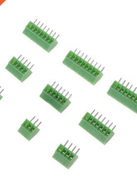 10 Pcs 2Pin-10Pin Screw PCB ounted Terinal Blocks Connecto
