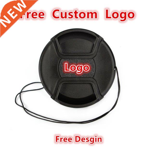 30pcs Custom Logo 40.5 49 52 55 58 62 67 72 77 82mm center p