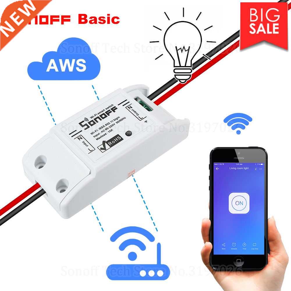 Itead Sonoff Basic R2 Wifi  Smart Wireless Remote Switch