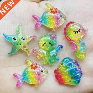Ocean Cabo Cute back Flat Series Shining Mini Resin 20Pcs