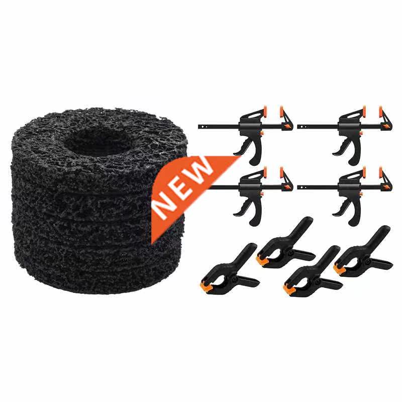 5Pcs Abrasive Tools 115mm Strip Wheels Paint Rust Removal Cl