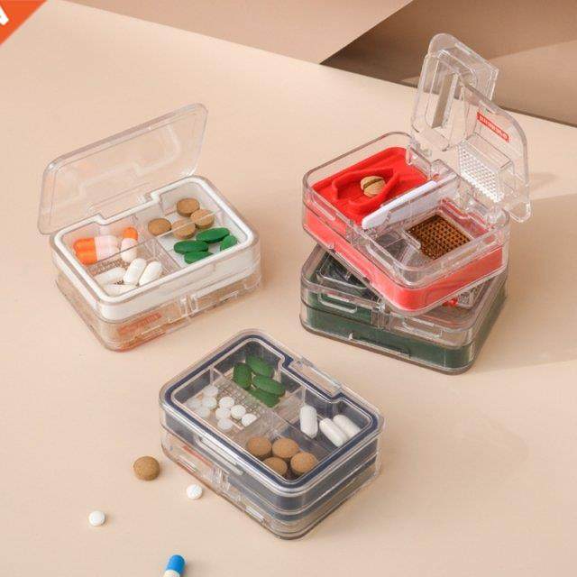 Travel Pill Box Crushing Pill Box Cutting Machine with Grind