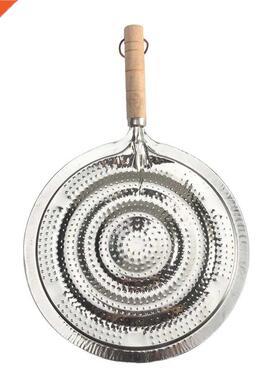 Stove Pan Heat Diffuser Kitchen Utensils Wooden Handle Cook