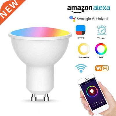 WiFi Smart Light Bulb 5w RGB+CW 2700-6500K Smart Bulb GU10 S