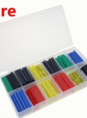 280pcs 8 Size Polyolefin Heat-shrink Tubing Kit High Tempera