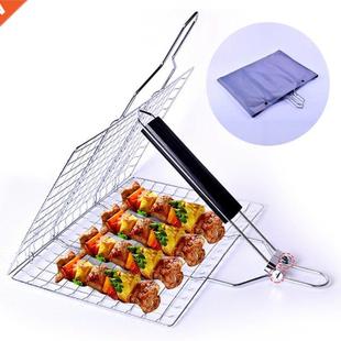 Barbecue Nonstick Grill Basket Stainless Tools Steel