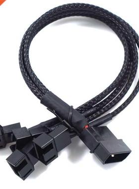 Big 4pin To pin/4 Pin 1 To 4 Ways Computer Cooling Fan Cabl