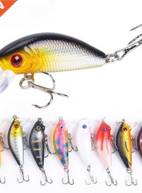 Minnow Lure Bait Bionic Bait 5cm/4.2g 8 Color ABS Freshwater
