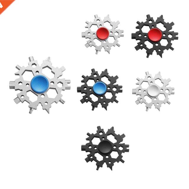 22-In-1 Snowflake Multitool Carbon Steel Snowflake Standard