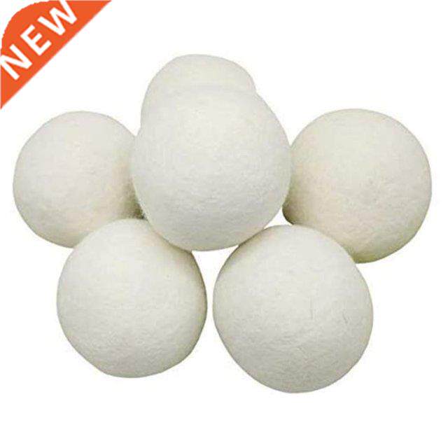Pack Of 6 Reusable XL Organic Wool Drying Balls For Bedding,