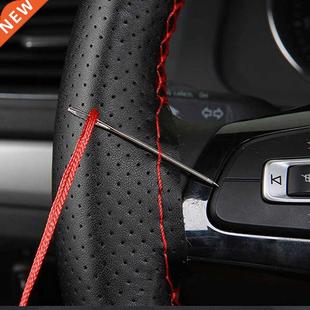 Braid ver Artificial Steering Leat Wheel Soft Car Texture