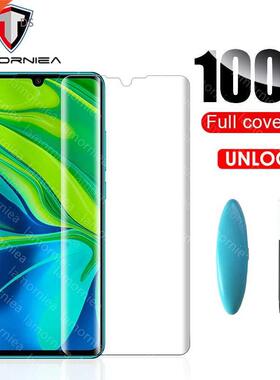 V Full Tempered Glass Xiaomi Mi CC9 Pro Note 10 Liquid