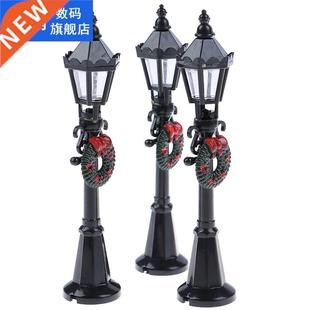 Dollhouse Miniature Lamp Doll Street Park 1pc Christmas