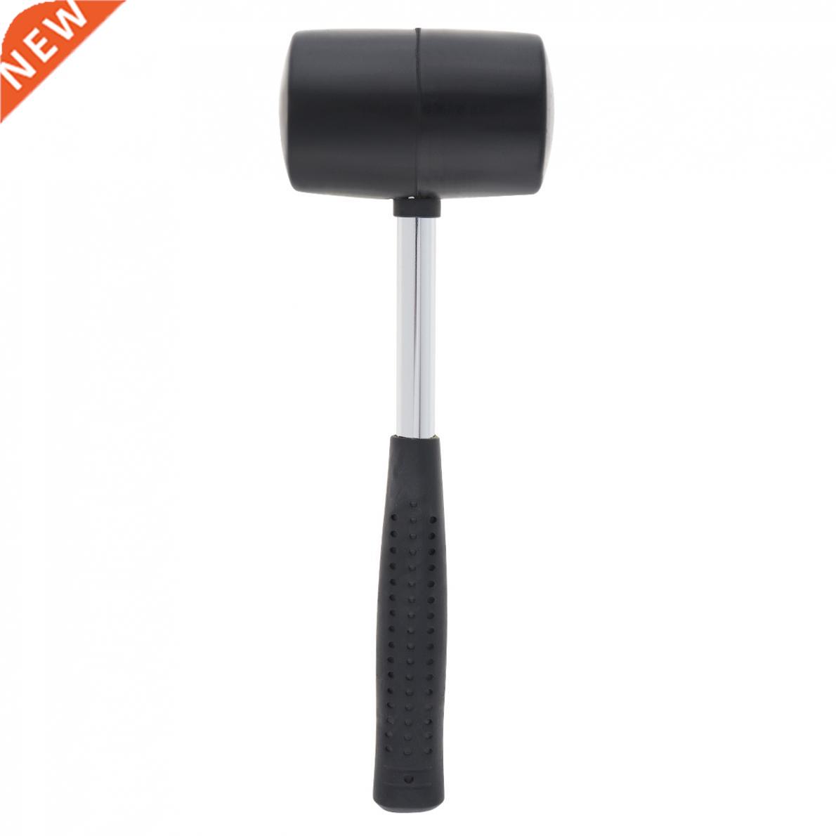 Rubber and Steel 400g Non-elastic Black Rubber Hammer Tile h