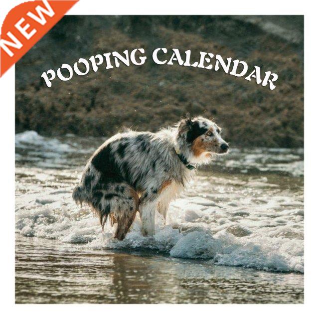 Pooping Dog Pooches Calend 2022 Wall Calends Supplies Ac