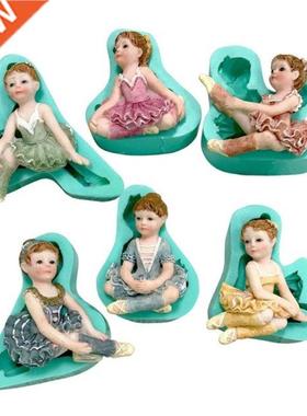 Dancing Girl Modeling Silicone Mold  Dance Ballets Girl C