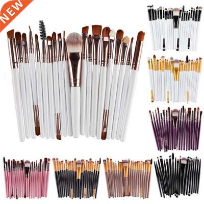 20Pcs Makeup Brushes Set Professional Plastic Handle Soft Sy