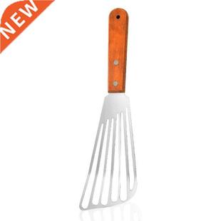 Frying Spatula Handle Leaky Kitchenware Non-slip Stainless S