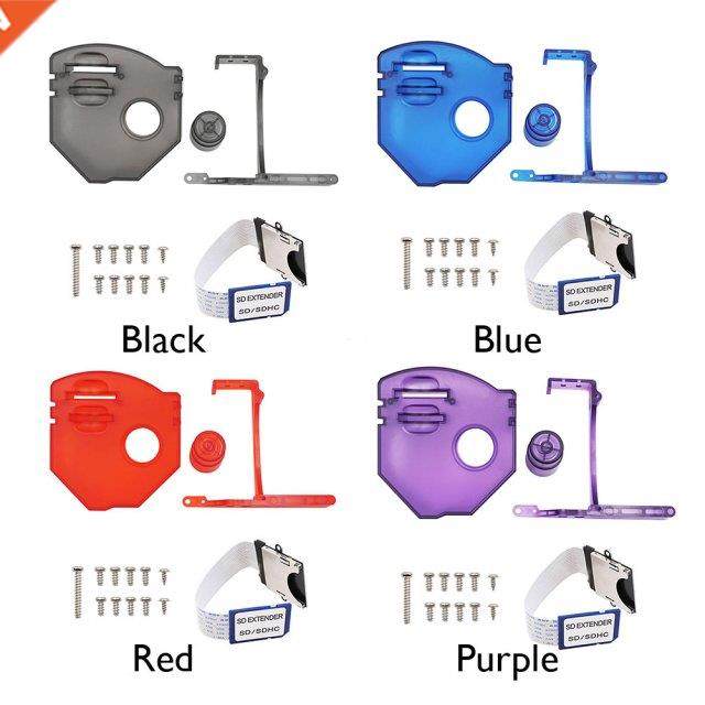 SD Card Adapter Transparent SD Card Extender Mount Kit Memor