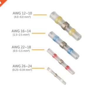 Seal Sleeves Heat 50pcs Butt Solder Shrink Wire Waterproof