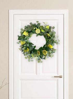 17inch Artificial Eucalyptus Wreath Green Leaves Farmhouse F