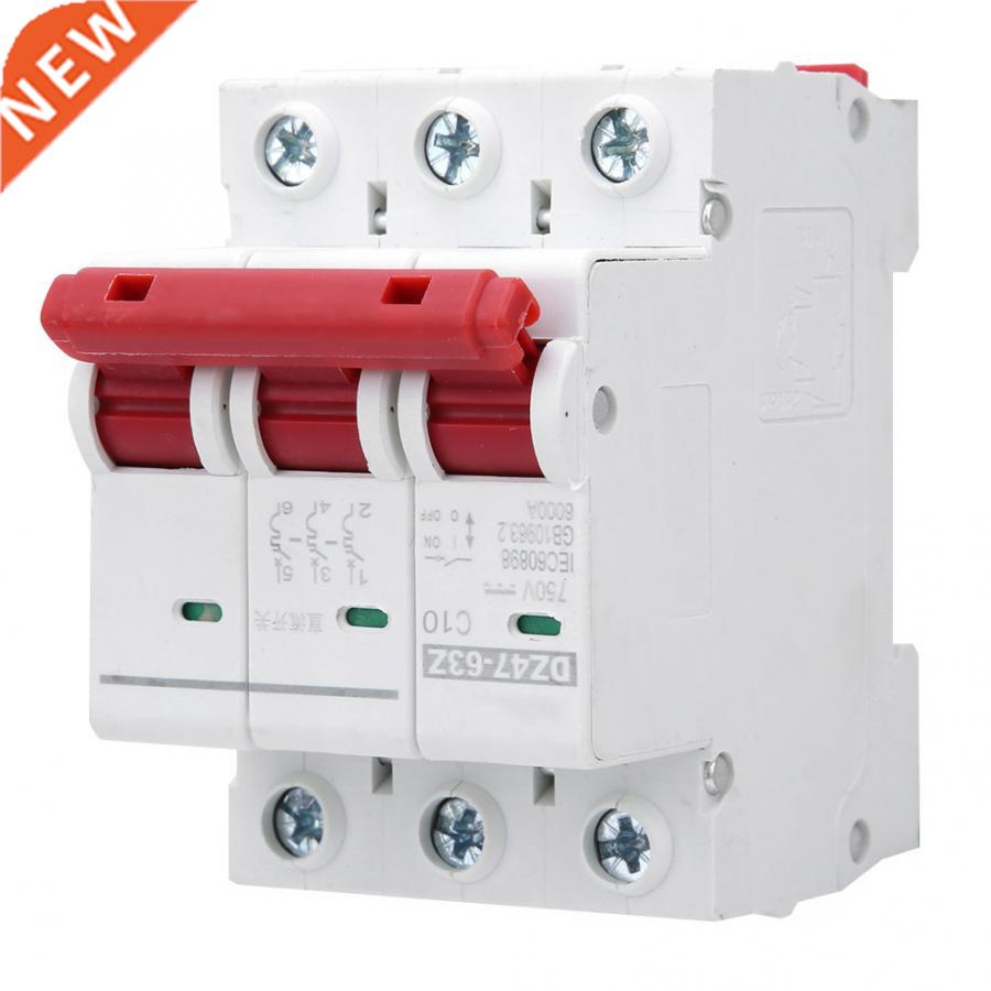 4pcs MCB Miniature Circuit Breaker 3P Photovoltaic Air Swit