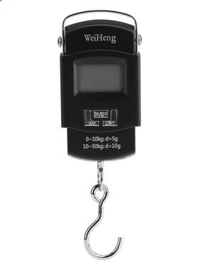 0-50kg Mini Pocket Scale LCD Hanging Luggage Scales Electron