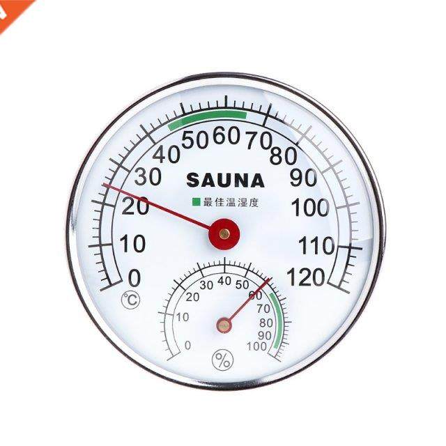 Stanless Steel Thermometer Hygrometer for Sauna Room Temper