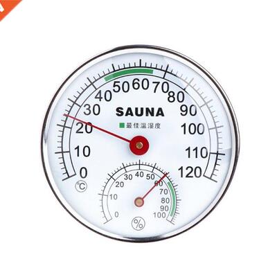 Stanless Steel Thermometer Hygrometer for Sauna Room Temper
