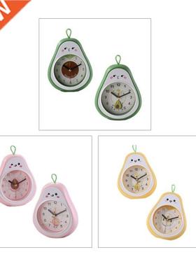 Cute Fruit Shaped Alarm Clock Hanging Mini Table Clocks Deco